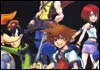 Kingdom Hearts Sora Riku Kairi Donald Ansem Enigmatic Man and Goofy Official Artwork